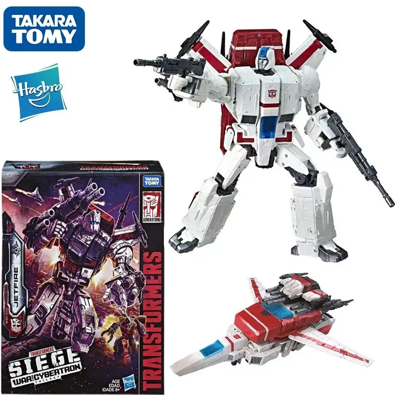 

In Stock Takara Tomy Transformers War for Cybertron:Siege WFC-S28 Jetfire Anime Action Figures toy ornament gifts Collectible