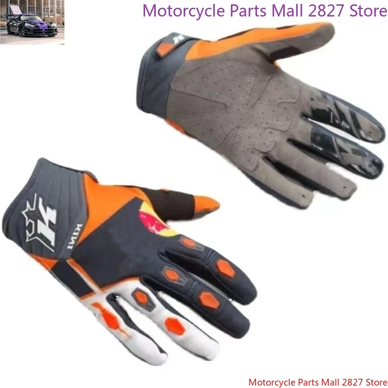 Black MX Motorcycle Gloves Red Color Bull Racing Dirt Bike Gloves Breathable Touch Screen MTB BMX ATV DH Sports Riding Gloves Z