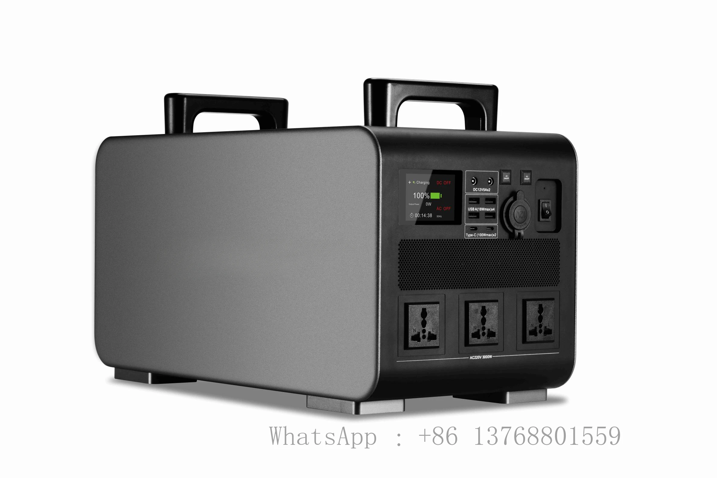 Good Quality High Capacity 2000W Solar Outdoor Camping Uninterruptible Power Supply (UPS)