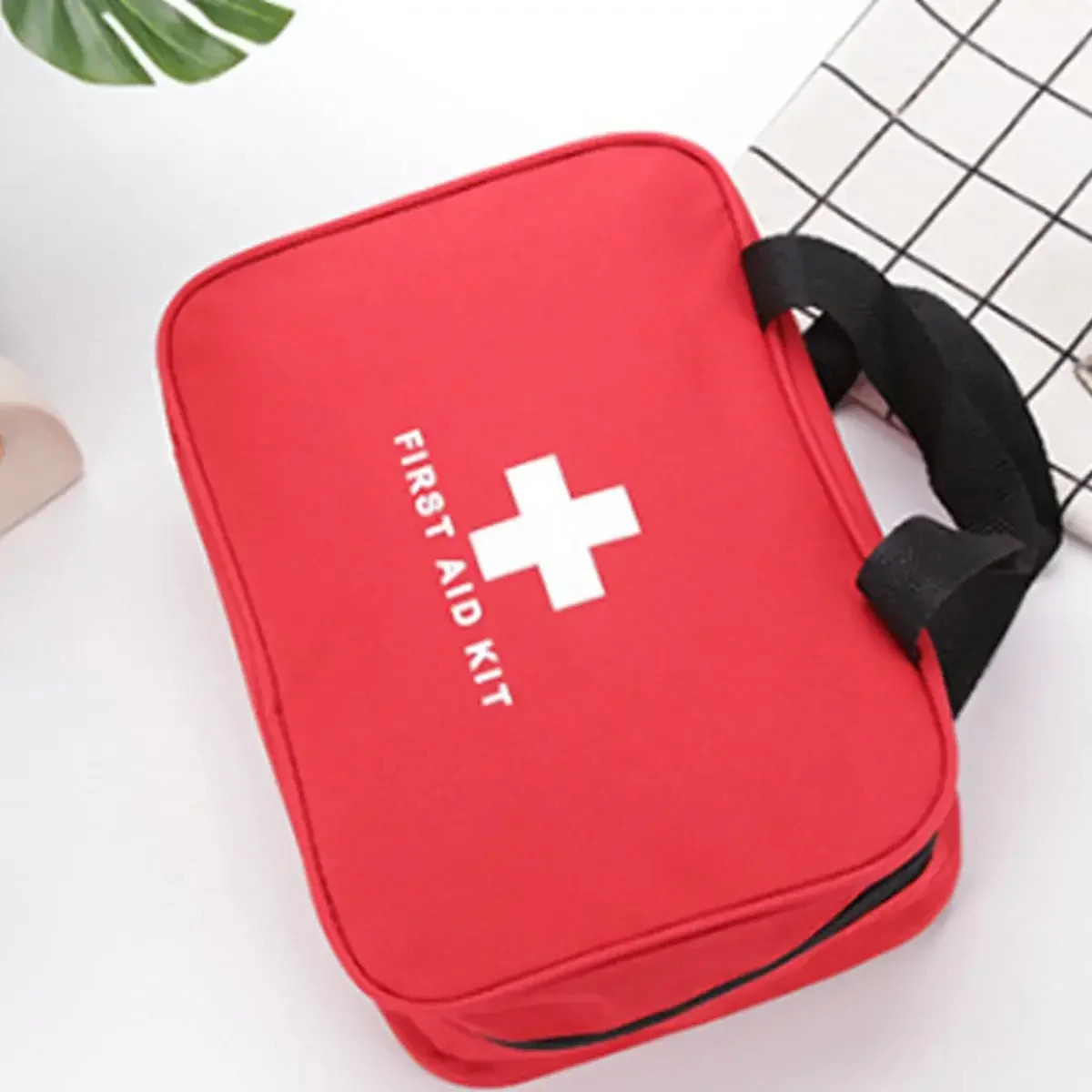 Saco médico vazio para acampamento ao ar livre, kit de primeiros socorros de emergência, bolsa, kit de resgate, viagem, agregado familiar