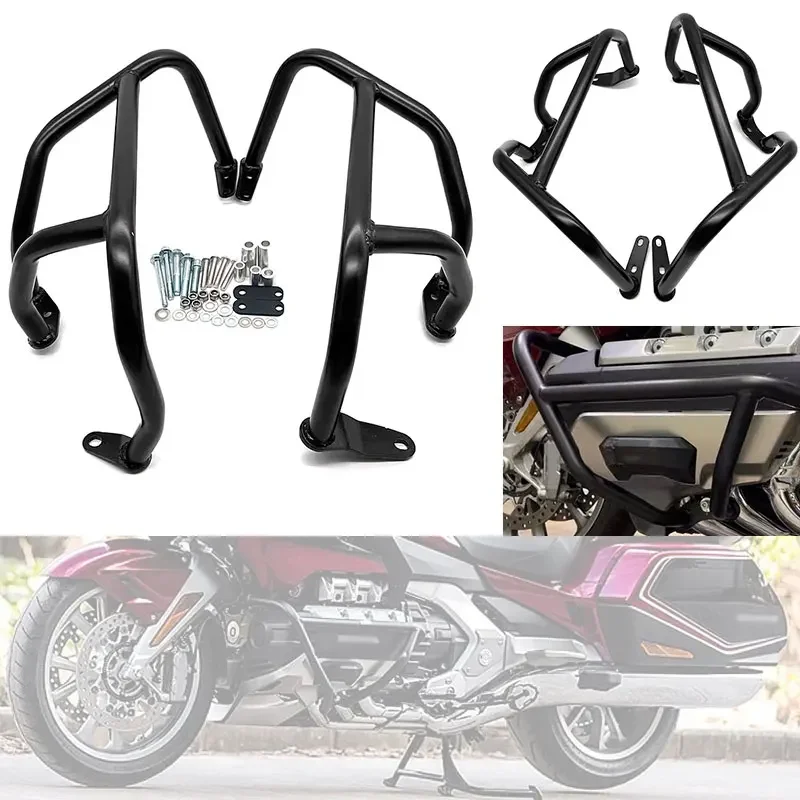 Fit For HONDA GoldWing GL1800 F6C F6B Gold Wing Frame Protector Bars 1800 DCT 2018-2021