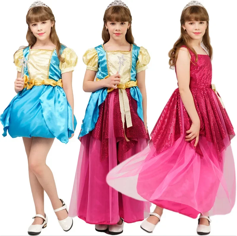 

Girls' transformation dress children's stage performance party dress girls' role-playing princess costume