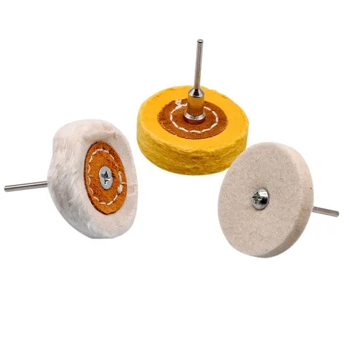 Beicai 1Pc Polishing Wheel 50mm Cloth Buffing Wheel Gold Silver Jewelry Mirror Polish Pad For Power Tool Accessories