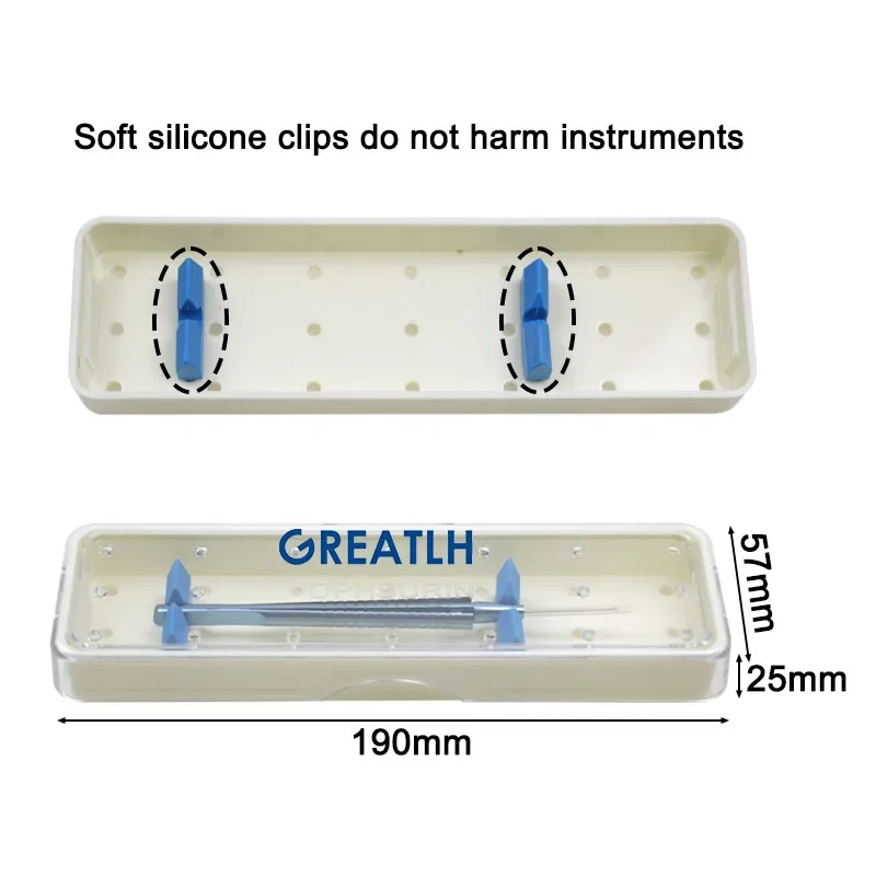 GREATLH 1 szt. Kleszcze kapsuloreksowe Kleszcze Retinalne Tytanowy stop Oftalmiczny instrument chirurgiczny 19G 20G 23G