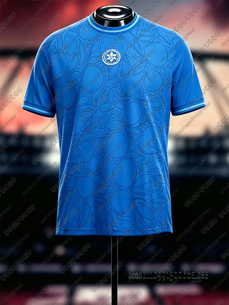 Summer New Men Football Jerseys Cycling Sports Shirts Maccabi Petah Tikva Home Away Quick Dry Jerseys Adult/Kids Team Uniform
