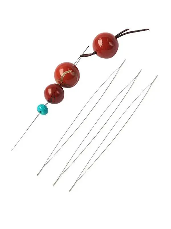 Open Curved Beading Needles Pins Jewelry Making Tools Stainless Steel Needle For Bead Threading Pins DIY Necklace Bracelet