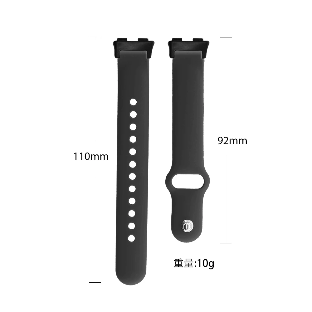 حزام رياضي مقاوم للعرق لهواوي باند 8/8NFC/9/9NFC/10 سوار سريع الإصدار صديق للبشرة من السيليكون سوار ساعة ذكية للرجال والنساء