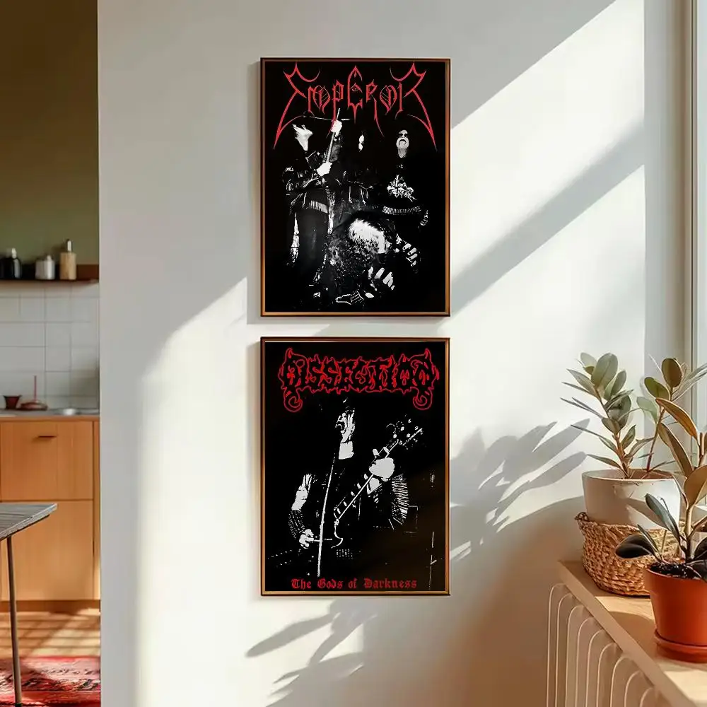 Póster clásico de la banda D-DarkthroneS, arte decorativo de alta definición para pared, ideal para el salón, el dormitorio o un café. Un regalo elegante para decorar el hogar.