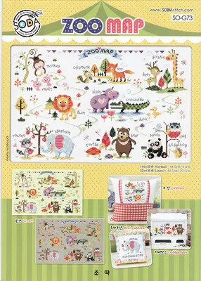 TD Mouse avatar Counted Cross Stitch Kit Cross stitch RS cotton with cross stitch SODA G73 zoo