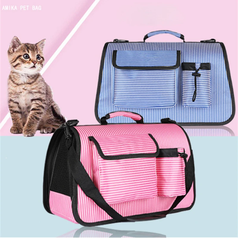 

1PC New cat carrier handbags Waterproof bag for pets breathable portable puppy dog transportin gato fashion items messenger bag