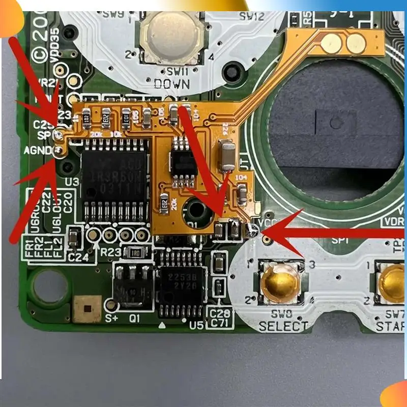

B48A 1 шт., модуль цифрового усилителя мощности с низким объемом и увеличенным звуком для GAMEBOY ADVANCE SP для GBA SP, усилитель звука Dura