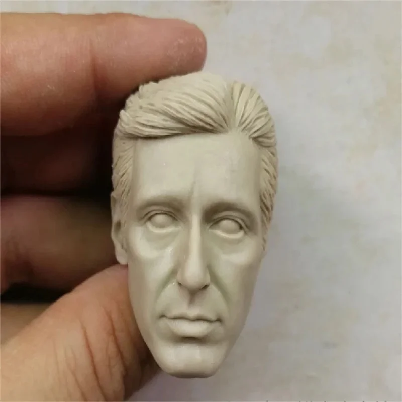 

Unpainted 1/6 Male Soldier American Actors Al Pacino Head Carving Model Accessories Fit 12'' Action Figure Body In Stock