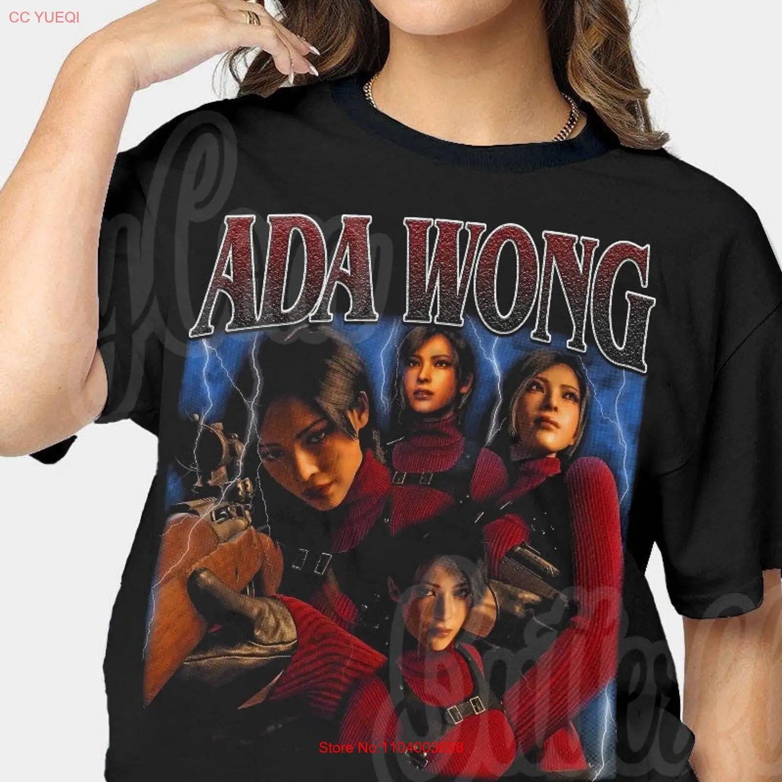 Ada Wong Vintage T-shirt - Ada Wong Bootleg Tees, Ada Wong Fans Gifts, Ada Wong