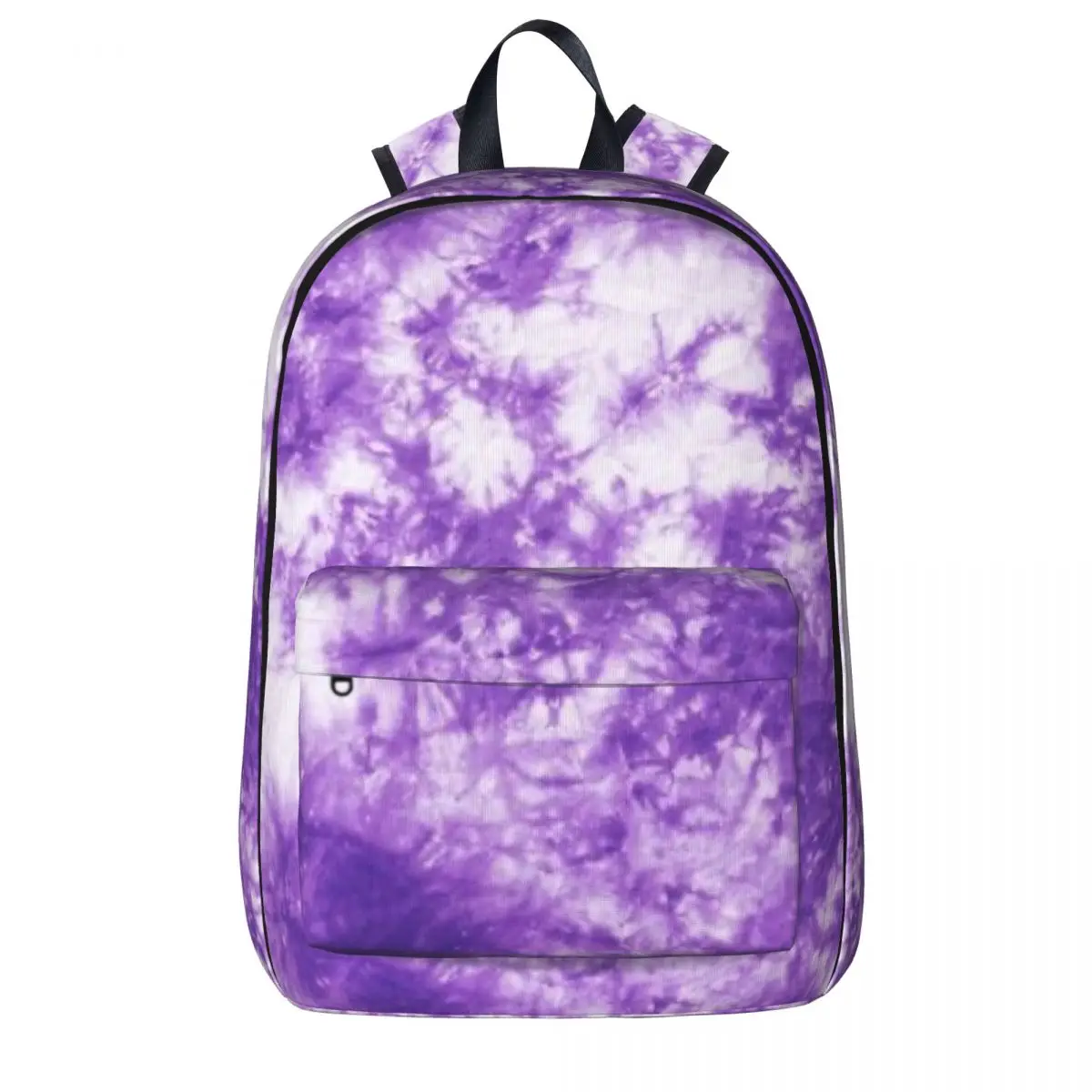 

Purple Crumple Tie Dye Backpacks Large Capacity Student Book bag Shoulder Bag Laptop Rucksack Casual Travel Rucksack School Bag