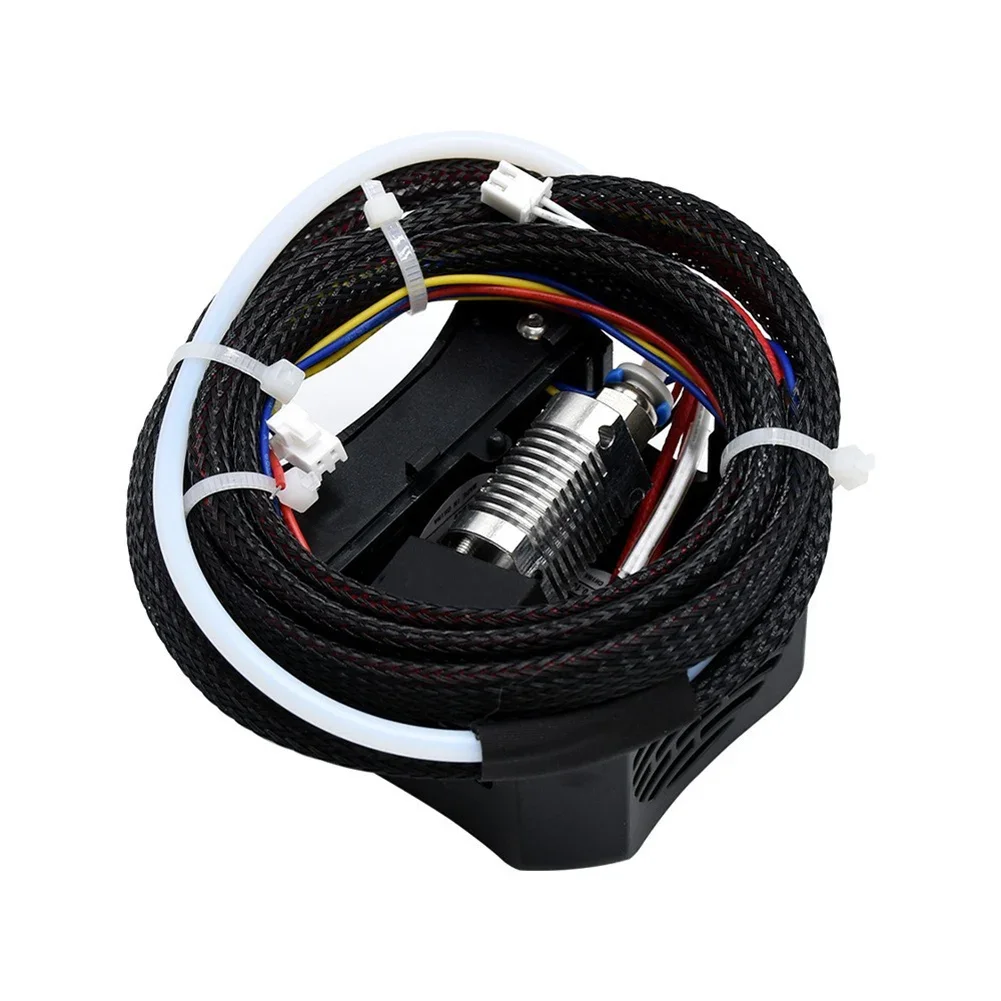 For Ender 3 V2 Specific Assembled Hot End Kit Including Anodized ABS+PC Housing Dual Fan Mounting and Heat Sink