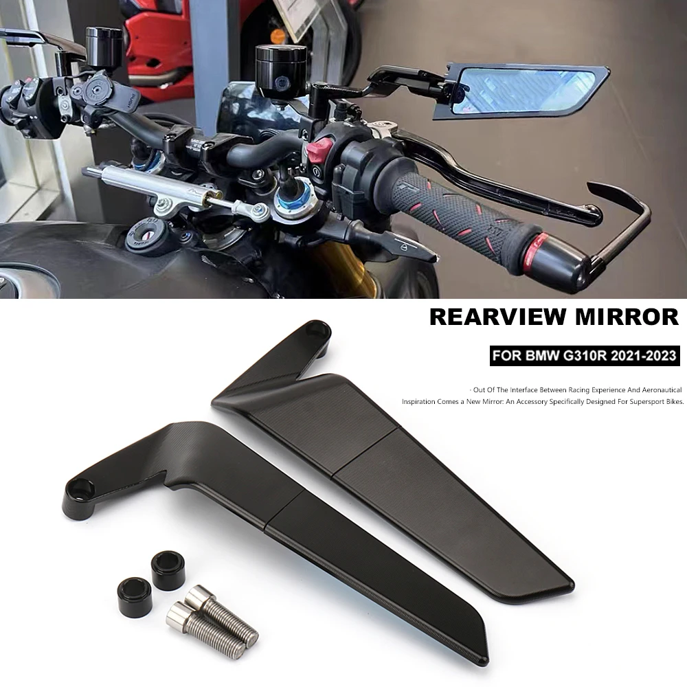 For BMW G310R G 310 R 2021 Motorcycle Streetfighter g310r 2022 Rearview Mirror 360° Adjustable Rear View Mirrors side Rearview