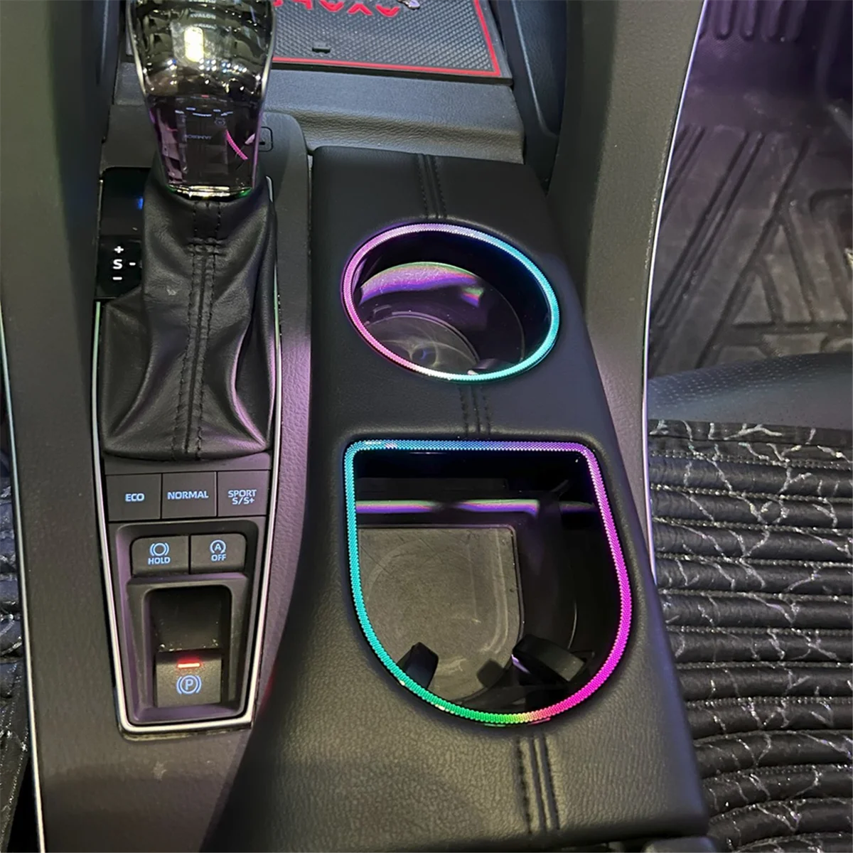 

NEW_Fit для Toyota 64, цветная автомобильная чашка, светильник, центральная лампа управления, интерьер