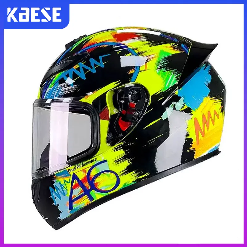 

Motorcycle Helmet Full Face Helmet Four Season Motocross Helmets HD Visors Capacete De Moto Casque Moto Helmet DOT Approved