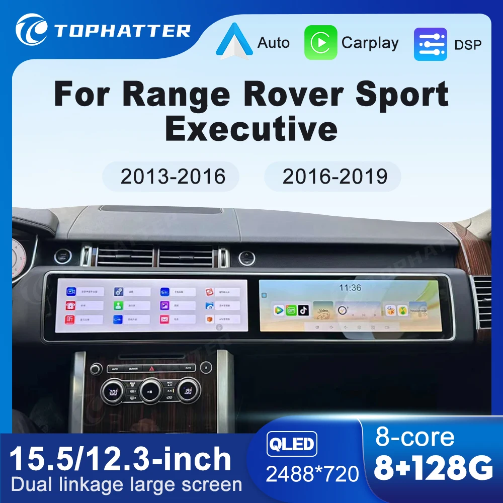 

12.3 15.5 inch Car Radio For Land Rover Range Rover Vogue L405 Sport L494 carplay Android Auto Car Multimedia Player Head Unit