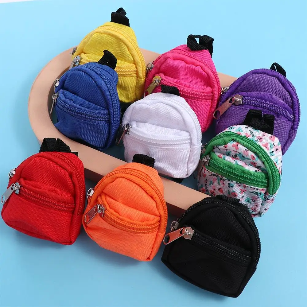 Toys Christmas Gifts With Zipper Mini Backpack 1/6 BJD Kids Gifts BJD Doll Schoolbag Miniature Doll Bag Doll Backpack Doll Bag