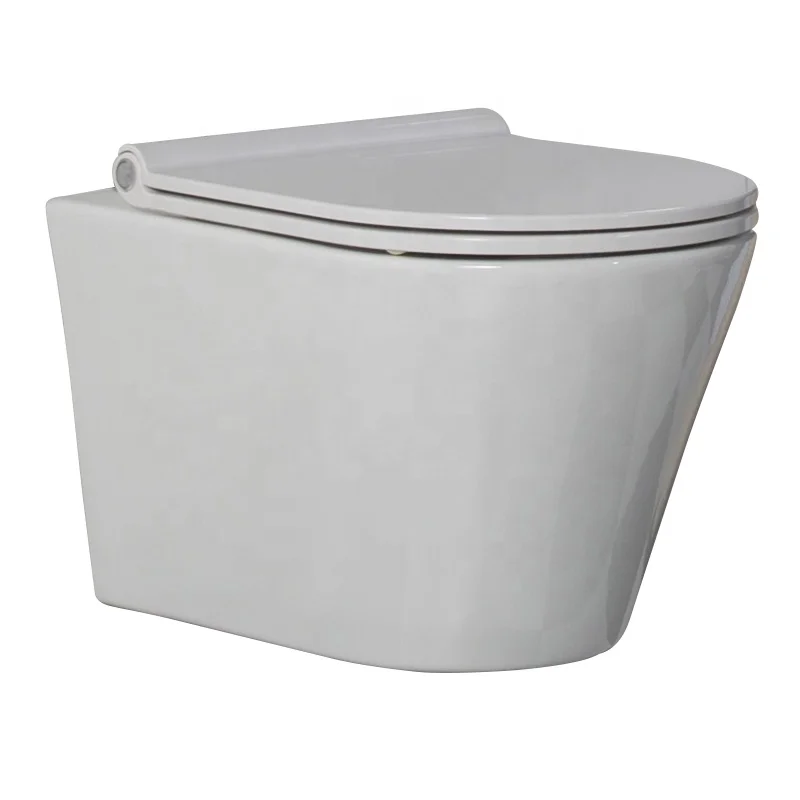 

Hot Product Europe Design White Ceramic Two Piece Wall Mounted Toilet