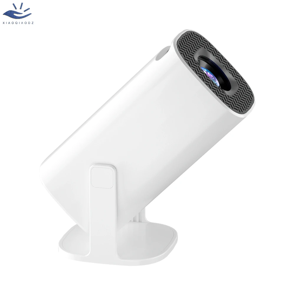 

XIAOQIAODZ 4K Mini Portable Projector P30 White Game Home Theater LED 8K 1080P Android Smart Video Pocket Wifi BT Cinema
