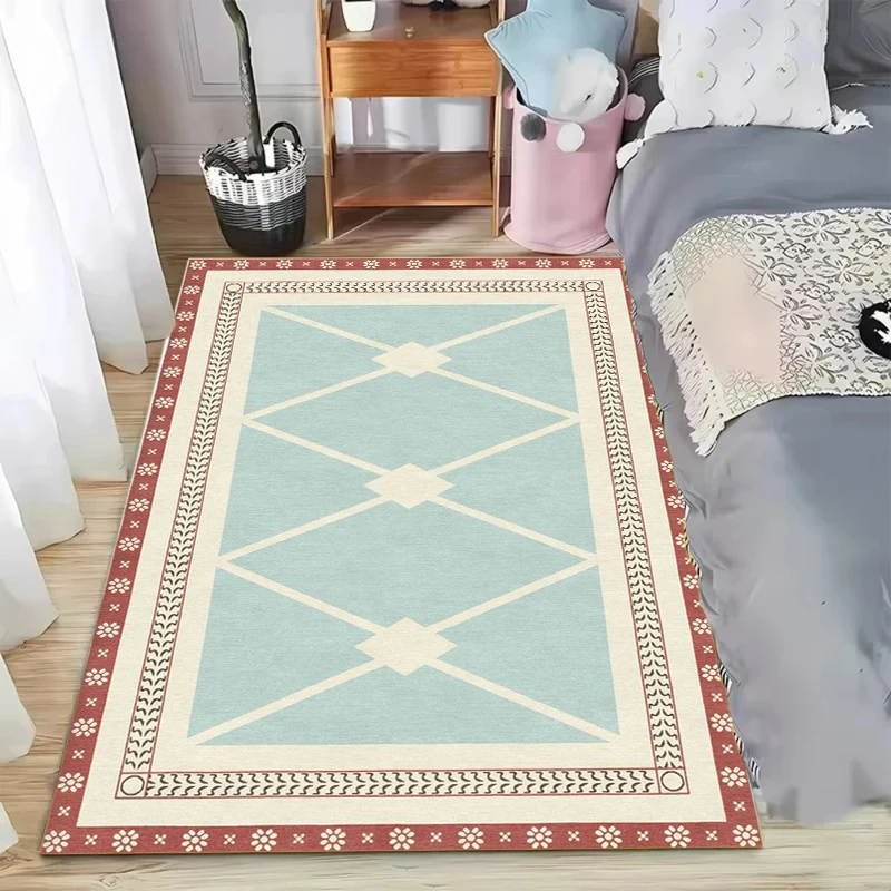Moroccan Ethnic Geometric Floral Area Rug Large Carpet for Living Room Bedroom Hallway Entryway Kitchen Stylish Decor Floor Mat