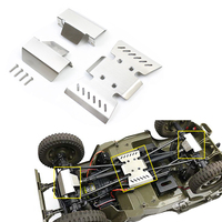 Stainless Steel Guard Plate Chassis Armor for FMS 1/6 1941MB SCALER Climber Model Toy Car Upgrade Part Accessory