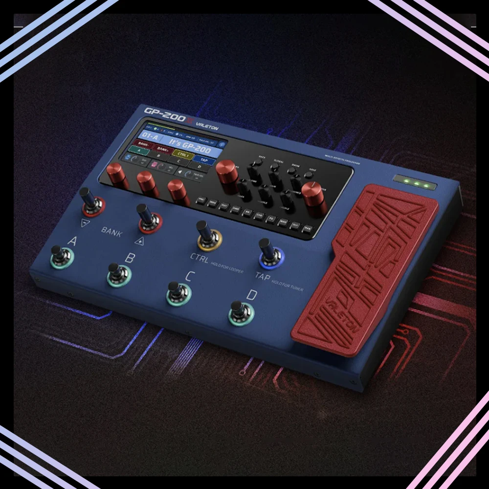 VALETON 10 years Anniversary GP-200X Guitar Bass Amp Modeling IR Simulation Multi-Effects FX Loop MIDI Expression Pedal Gifts