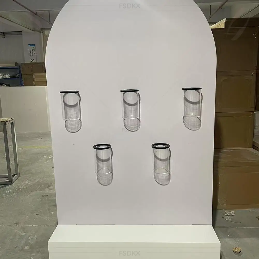 

High Quality Pvc Party Events Candy bar Display Stand For Wedding Reception Bar Background Wedding Banquet Decoration