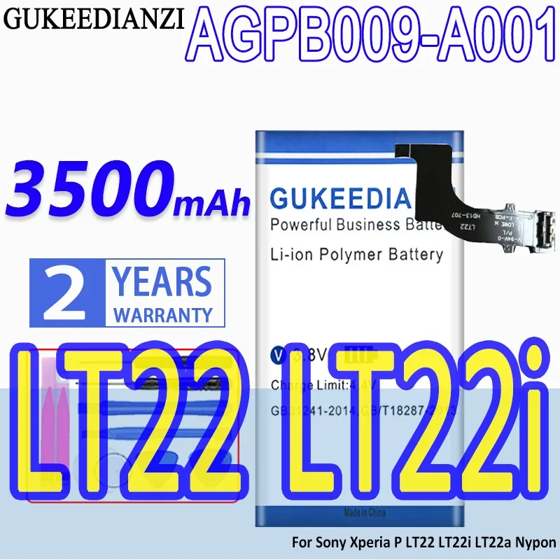 

High Capacity For Sony Xperia P LT22 LT22i LT22a Nypon 3500mAh AGPB009-A001 Mobile Phone Battery