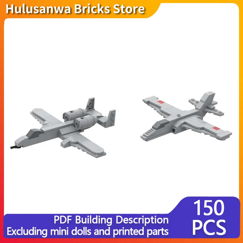 

A-10 и Su-25 современный военный истребитель, модель MOC, строительные кирпичи, военное оборудование, модульные технологии, подарки, детские игрушки, костюм