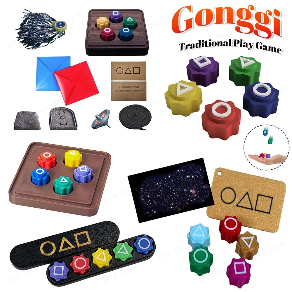 Fun Jack Stone Pebbles Set Korean Game Traditional Play Game Hand Eye Coordination Training Toy Set For Board Game Party Games