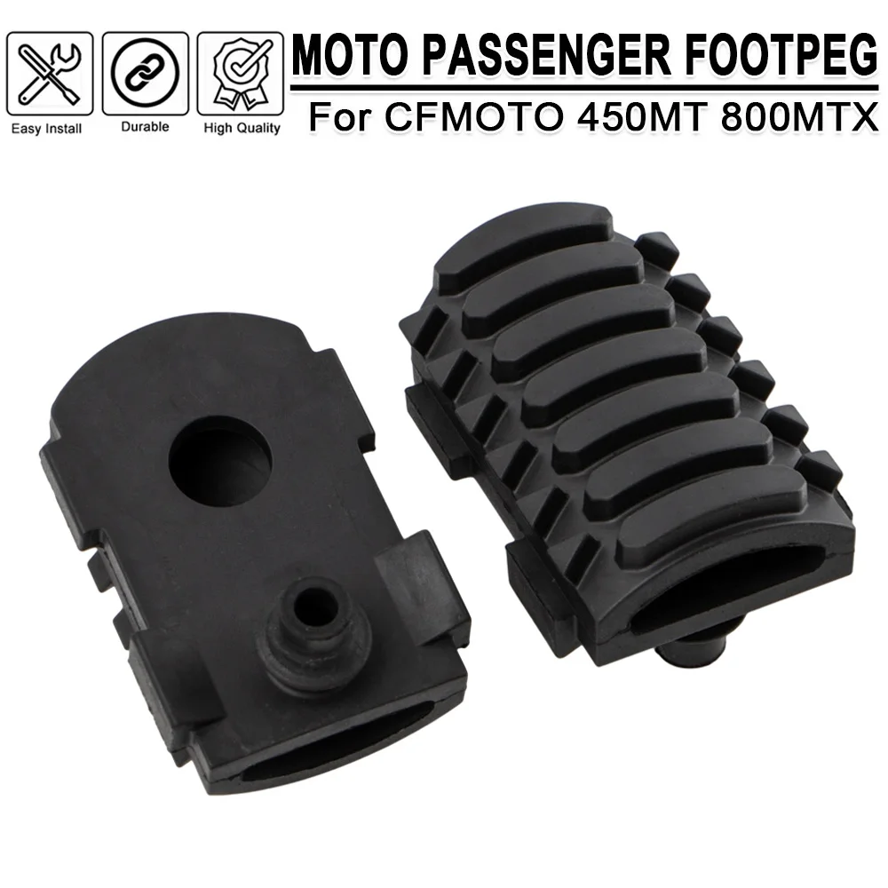 Für CFMOTO 800MTX 450MT Motorrad Fußrasten Gummiabdeckung 800MT-X 800 MTX 800mtx 450 MT 450 Hintere Pedalauflagen Zubehör