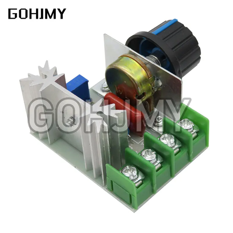 AC 220V 2000W SCR Voltage Regulator Dimming Dimmers Motor Speed Controller Thermostat Electronic Voltage Regulator Module