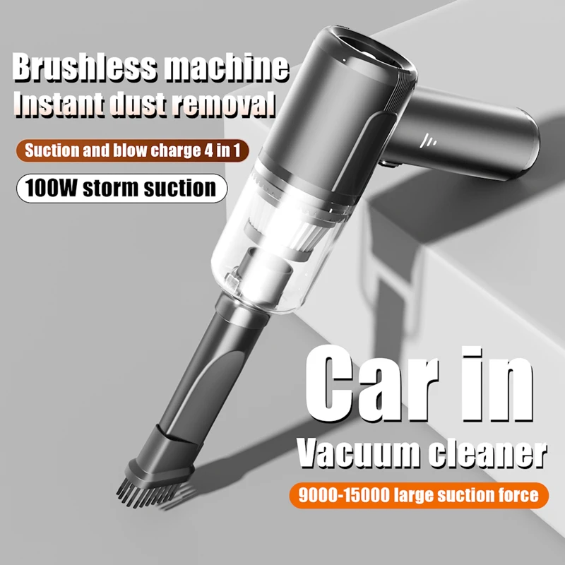 Car Vacuum Cleaner 5 In1 Wireless 2900000Pa Powerful Clean Machine Portable Blowing Suction Vacuum Cleaner For Vehicle