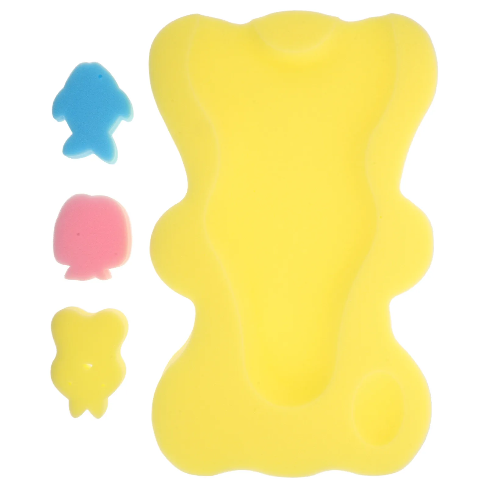 Baby Bath Cushion Thick Soft Sponge Newborn Tub Support Non Slip Infant Bath Pad Mattress Insert