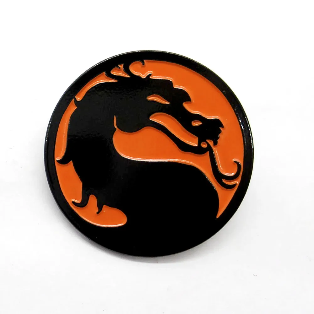 

50pcs mixed dragon Metal Enamel Badge Jacket Collar Pin Accessories