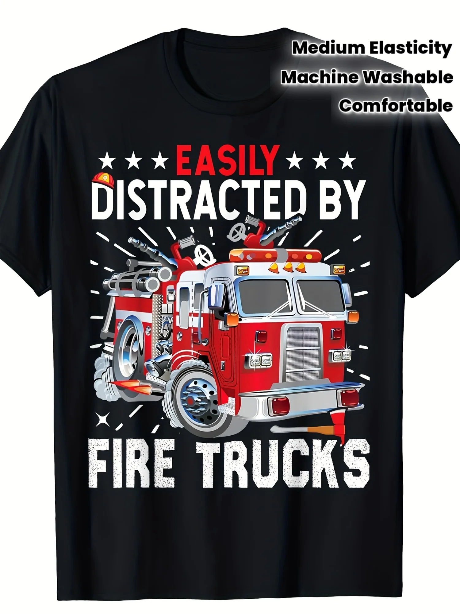 Summer Clothing Must Haves - Fire Truck Distraction Men's T-Shirt -