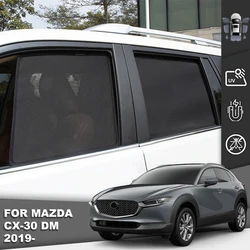 For Mazda CX-30 2020-2024 2025 2026 CX30 Magnetic Car Sunshade Front Windshield Curtain Rear Side Baby Window Sun Shade Visor