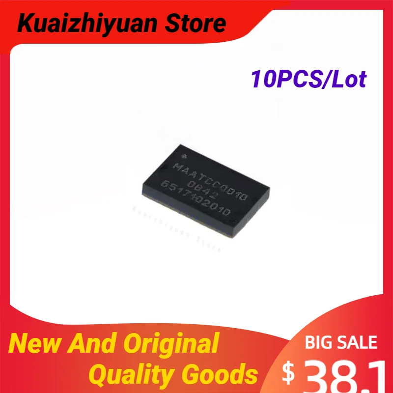 

10PCS/Lot New And Original MAATCC0010TR MAATCC0010 DC- 3.0 GHz Digital Attenuator 31.0dB, 5-Bit TI QFN32 Quality Goods