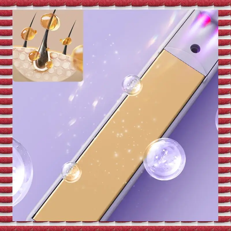 A97G 2 في 1 مكواة فرد الشعر المجعد للنساء، أداة العناية بالشعر السلبية، مكواة فرد الشعر التي لا تضر الشعر (الاتحاد الأوروبي)