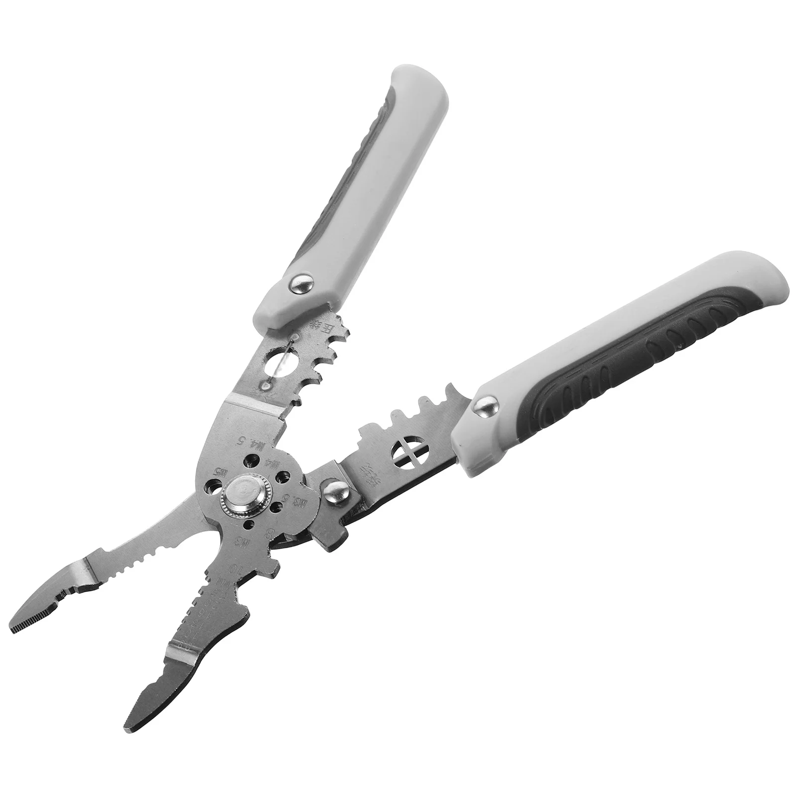 

Multifunctional Wire Stripper Pliers Professional Electrical Crimp Cutter Cable Stripping Tool Heavy Duty for Electricians