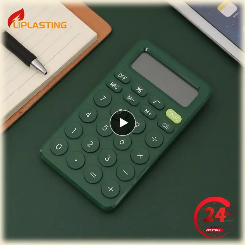 เครื่องคำนวณขนาดเล็กแบบตัวเลขตั้งโต๊ะเครื่องมือทำบัญชีสำหรับธุรกิจการเงินกระดุมขนาดใหญ่เหมาะสำหรับนักเรียนโรงเรียนอุปกรณ์สำหรับธุรกิจขนาดเล็ก