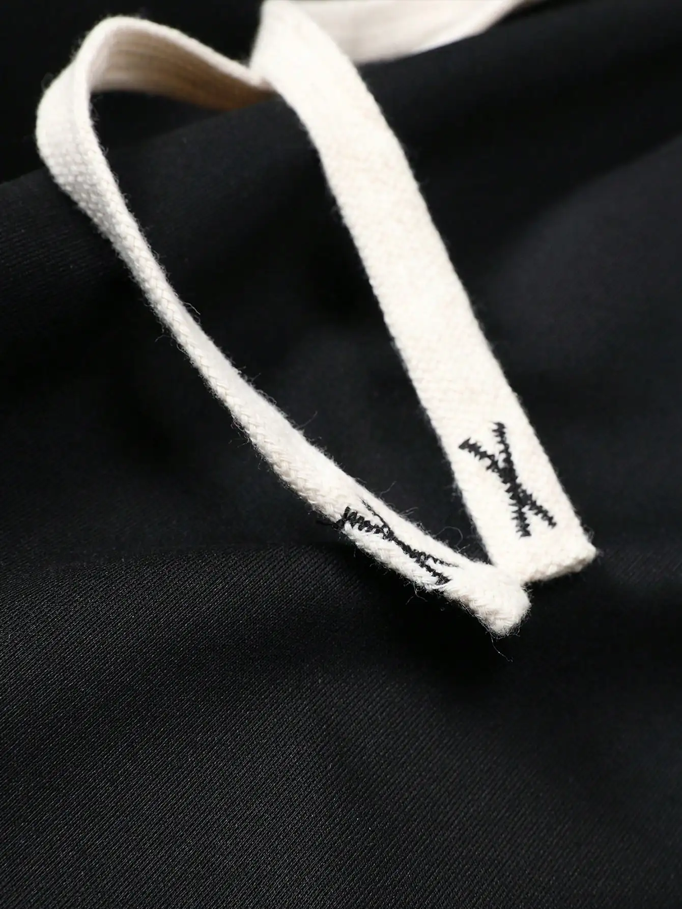 Men's Black Polo Shirt And Shorts Set Casual Summer Sportswear Short Sleeve Drawstring Waist - Image 4