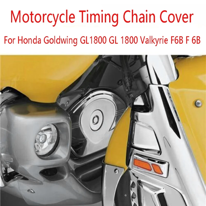 Motorcycle Timing Chain Cover Protection Engine Motor Cover For Honda Goldwing GL1800 GL 1800 Valkyrie F6B F 6B