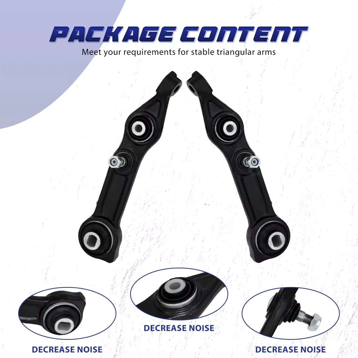 AzbuStag الجبهة السفلى ذراع التحكم الخلفي 2 قطعة مجموعات لمرسيدس بنز W211 CLS500 CLS63 AMG E500 E63 2003 2004 2005 2006-2011 #3