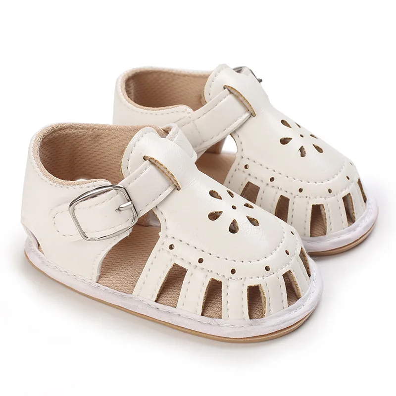 Summer Kids Sandals Baby Girls Toddler Soft Non-slip Hollow Out Shoes Infant Beach Shoes Girls Casual Roman Slippers