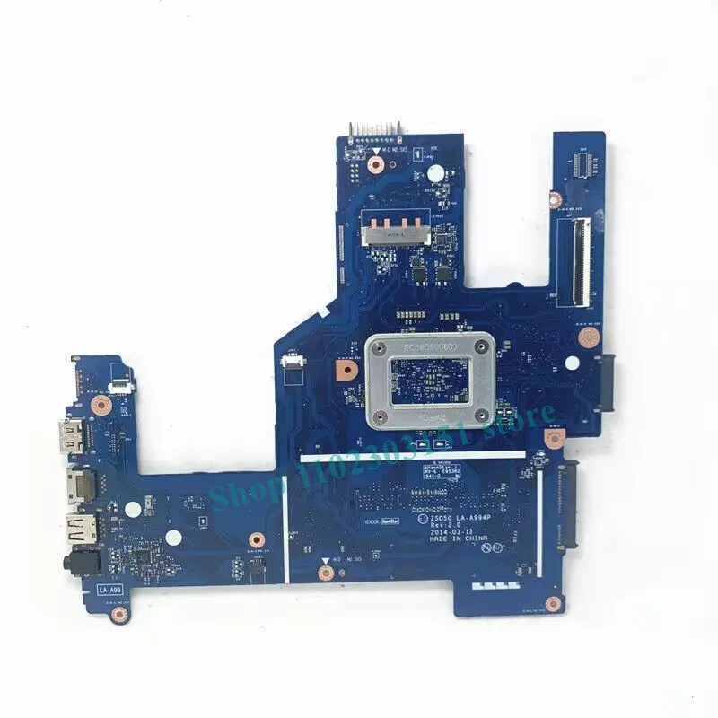 

764104-001 764104-501 764104-601 765308-501 For HP 15-R Laptop Motherboard With SR1W4 N2830 CPU ZSO50 LA-A994P 100% Working Well