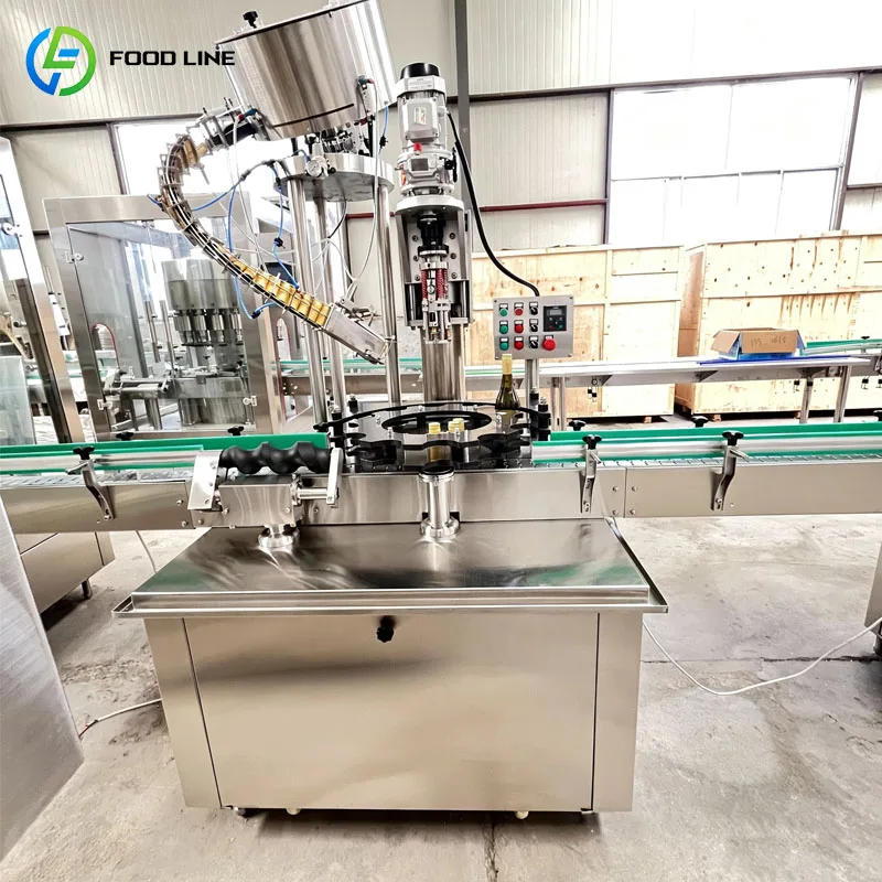 Automatic Screw Capping Machine Bottle Capper Rotary Sealing Equipment For Glass Plastic Bottles Customized